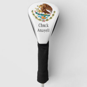 Personalised Mexican Eagle Golf Head Cover