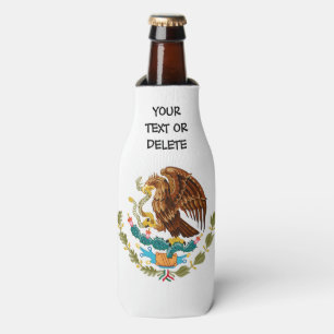 Personalised Mexican Flag Bottle Cooler