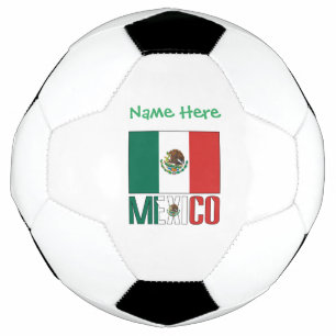 Personalised Mexico Flag Football