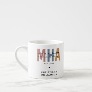 Personalised MHA Master of Health Administration Espresso Cup