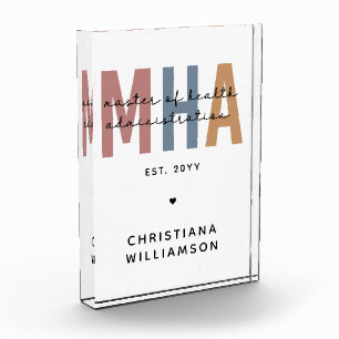 Personalised MHA Master of Health Administration Photo Block