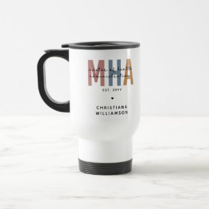 Personalised MHA Master of Health Administration Travel Mug