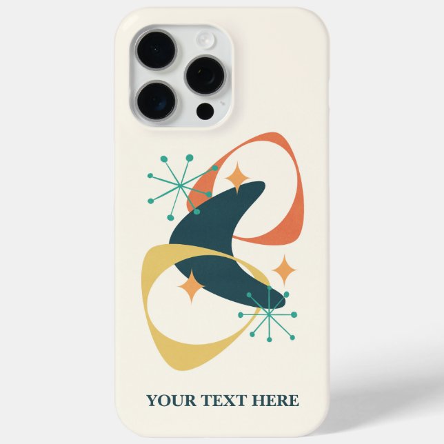 Personalised Mid Century iPhone / iPad case (Back)
