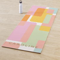 Personalised Mid-Century Modern Pastels Geometric