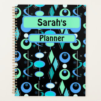 Personalised Mid Century Modern Pattern Planner
