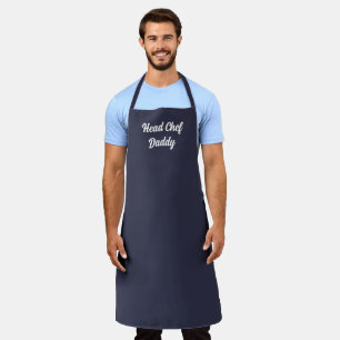 Personalised Midnight Blue Apron