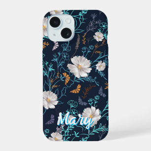 Personalised Midnight Garden iPhone 15 Case