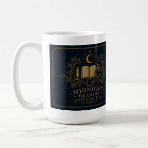 Personalised Midnight Reading Society Gift Coffee Mug