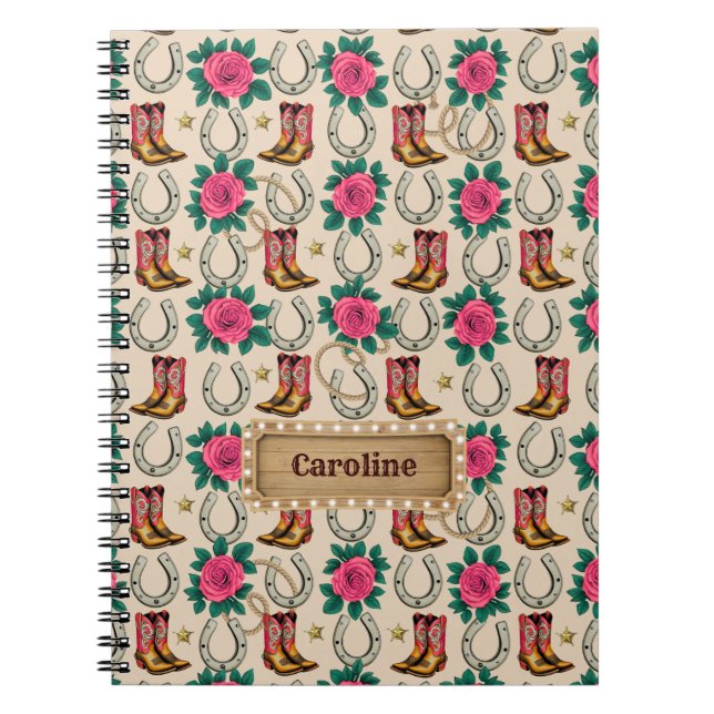Personalised Midwest Princess designer Notebook (Front)