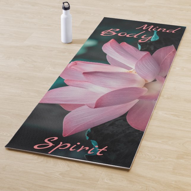 Personalised Mind Body Spirit Lotus Yoga Mat (In Situ)