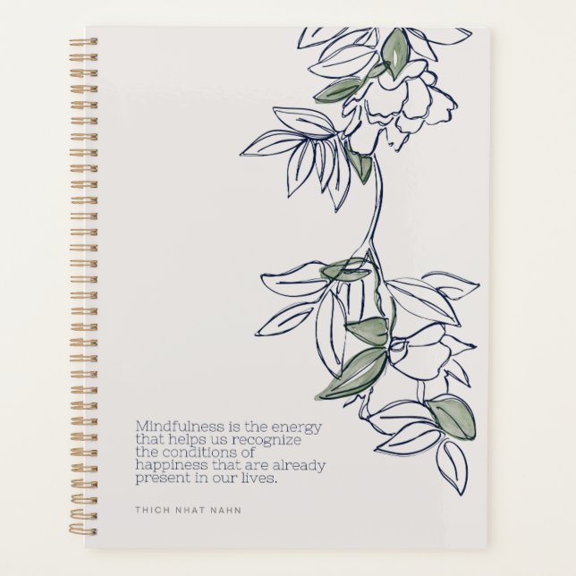 Personalised Mindfulness Planner | Hardcover Month (Front)