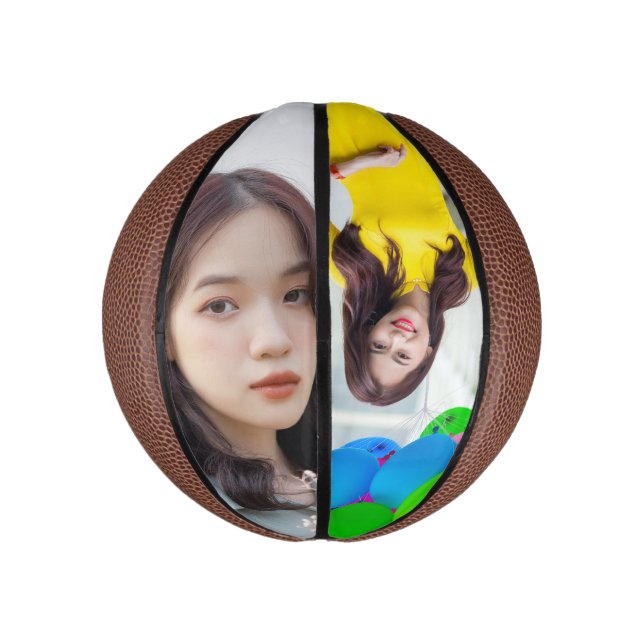 Personalised Mini Basketball with Photo (Vertical)