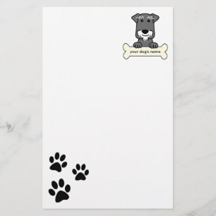 Personalised Miniature Schnauzer Stationery