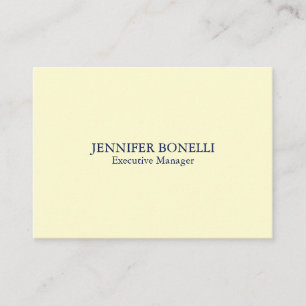 Personalised minimalist add your name cream colour enclosure card