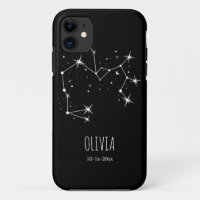 Personalised Minimalist Constellation Zodiac Phone