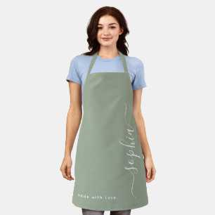 Personalised Minimalist Custom Name Apron