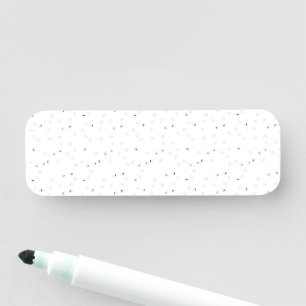 Personalised Minimalist Everyday Tote Bag Name Tag