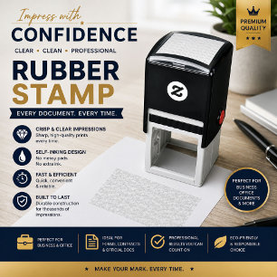 Personalised Minimalist Self-Inking Stamp