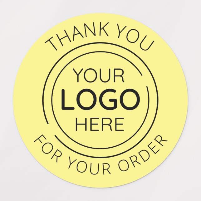Personalised Minimalist Thank You Logo (Design 1)