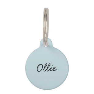 Personalised Minimalistic Pet Dog or Cat Tag