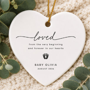 Personalised Miscarriage Memorial Ornament