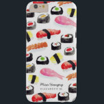 Personalised | Miso Hungry Barely There iPhone 6 Plus Case<br><div class="desc">Hand painted sushi and chopsticks pattern designed by Shelby Allison.</div>