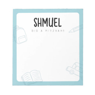 Personalised Mitzvah Notes