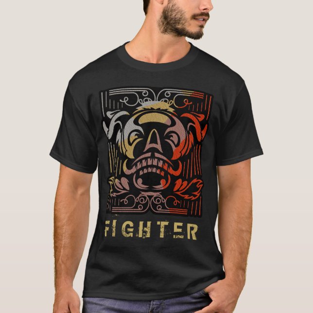 Personalised - Mixed Martial Arts Fighter T-Shirt (Front)