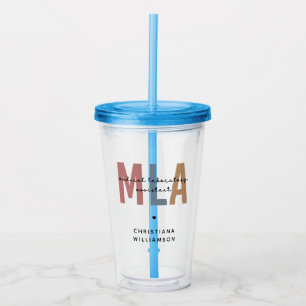 Personalised MLA Medical Laboratory Assistant Acrylic Tumbler