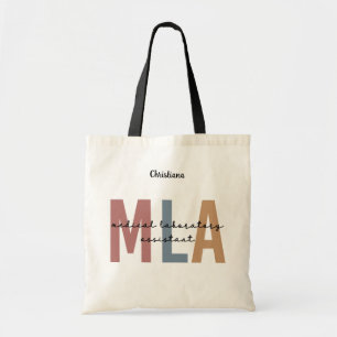 Personalised MLA Medical Laboratory Assistant Tote Bag