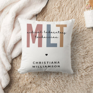 Personalised MLT Medical Laboratory Technician Cushion