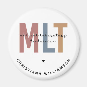 Personalised MLT Medical Laboratory Technician Magnet