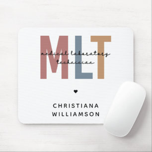 Personalised MLT Medical Laboratory Technician Mouse Mat