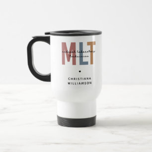 Personalised MLT Medical Laboratory Technician Travel Mug