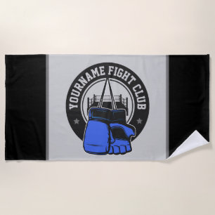 Personalised MMA Mixed Martial Arts Fight Club Beach Towel