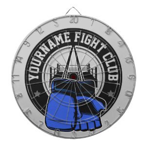 Personalised MMA Mixed Martial Arts Fight Club Dartboard