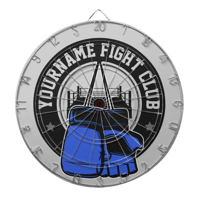 Personalised MMA Mixed Martial Arts Fight Club Dartboard (Front)