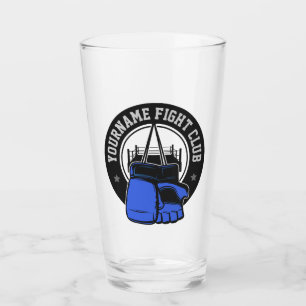 Personalised MMA Mixed Martial Arts Fight Club Glass