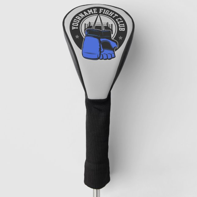 Personalised MMA Mixed Martial Arts Fight Club Golf Head Cover (Front)