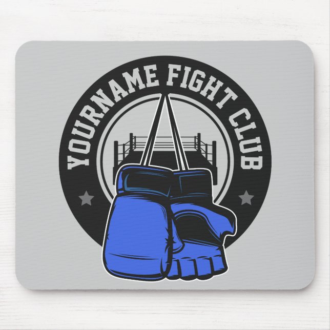 Personalised MMA Mixed Martial Arts Fight Club Mouse Mat (Front)