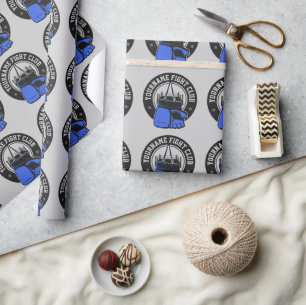 Personalised MMA Mixed Martial Arts Fight Club Wrapping Paper