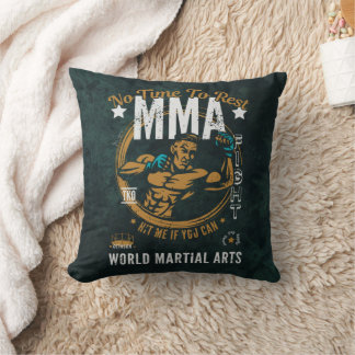 Personalised MMA Throw Pillow