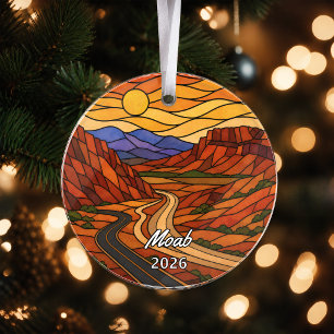 Personalised Moab Acrylic Ornament, Custom Utah Ornament