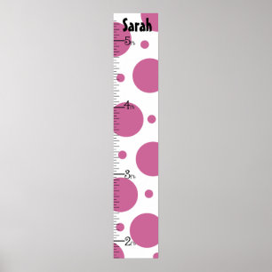 Personalised Mod Dots Growth Chart