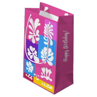 Personalised Modern Abstract Colourful Design | Small Gift Bag
