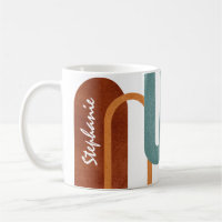 Personalised Modern Arches Terracotta
