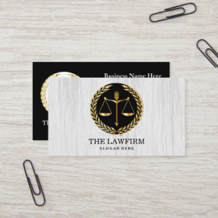 Personalised Modern Attorney at Law  Business Card