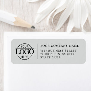 Personalised Modern Business Logo Return Address