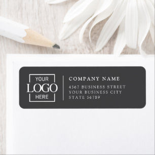 Personalised Modern Business Logo Return Address