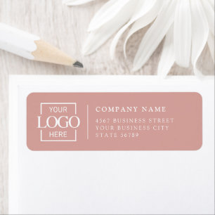 Personalised Modern Business Logo Return Address